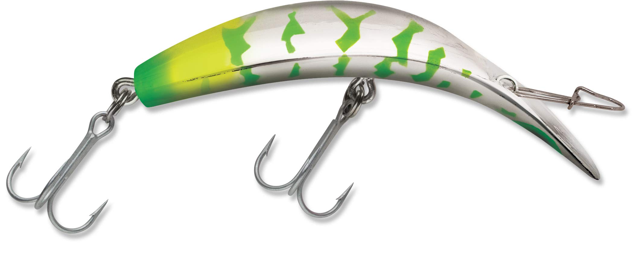 Luhr Jensen K14 Kwikfish Grinch, Silver Green Chartreuse, 4.25" (5413-014-0747)