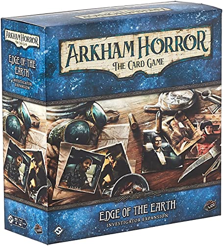 Arkham Horror TCG Edge of The Earth Investigator Expansion | Horror Game | Mystery Game | Cooperative Card Game | Ages 14+ | 1-2 Players | Avg. Playtime 1-2 Hours | Made by Fantasy Flight Games