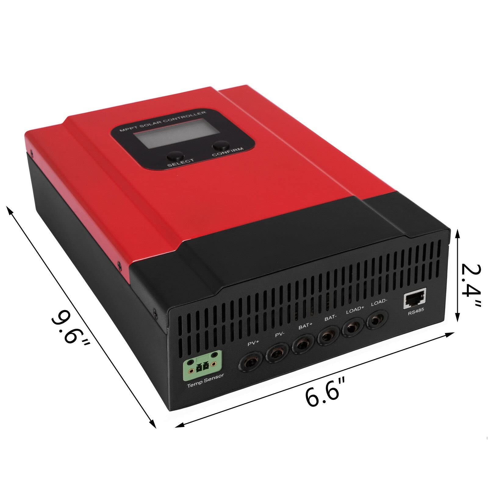 40A 60A MPPT Regolatore di Carica Solare Display LCD 12V 24V 36V 48V Automatico con Controllo App Mobile Max 150V Ingresso fotovoltaico(40A WiFi)