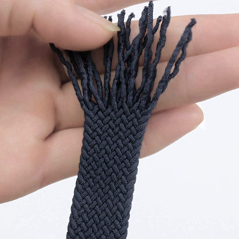 Correa de reloj de nailon para Mi Band 7/6/5/4/3 pulsera de tela elástica trenzada de nailon suave pulseras deportivas elasticidad correa de reloj expandible transpirable para Mi Band 7/6/5/4/3 — view 4