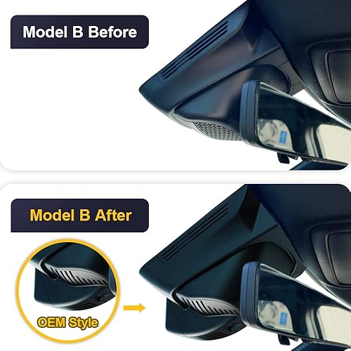 Miniatura 3 de Fitcamx Cámara de tablero 4K adecuada para RAM 1500 TRX Classic 2019 2020 2021 2022 2023 Rebel Big Horn Laramie Tradesman (Modelo B), aspecto OEM,