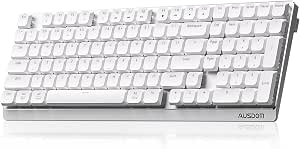 AUSDOM Wireless Mechanical Silent Office Keyboard with Low-Profile Linear Switches