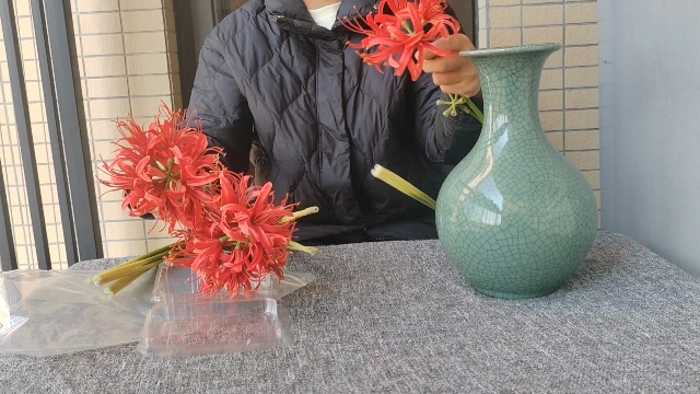 Amazon.com: Qingriver 6 Stems 26.38 Inch Artificial Lycoris
