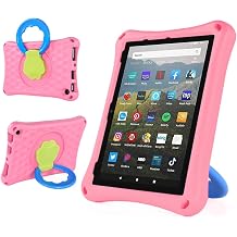 10 inch Tablet case for Kids.2023/2021 Release.Light Weight Anti Slip Shockproof Kids Friendly CaseIncompatible with iPad Samsung TCL 10in Tablet. Light Pink