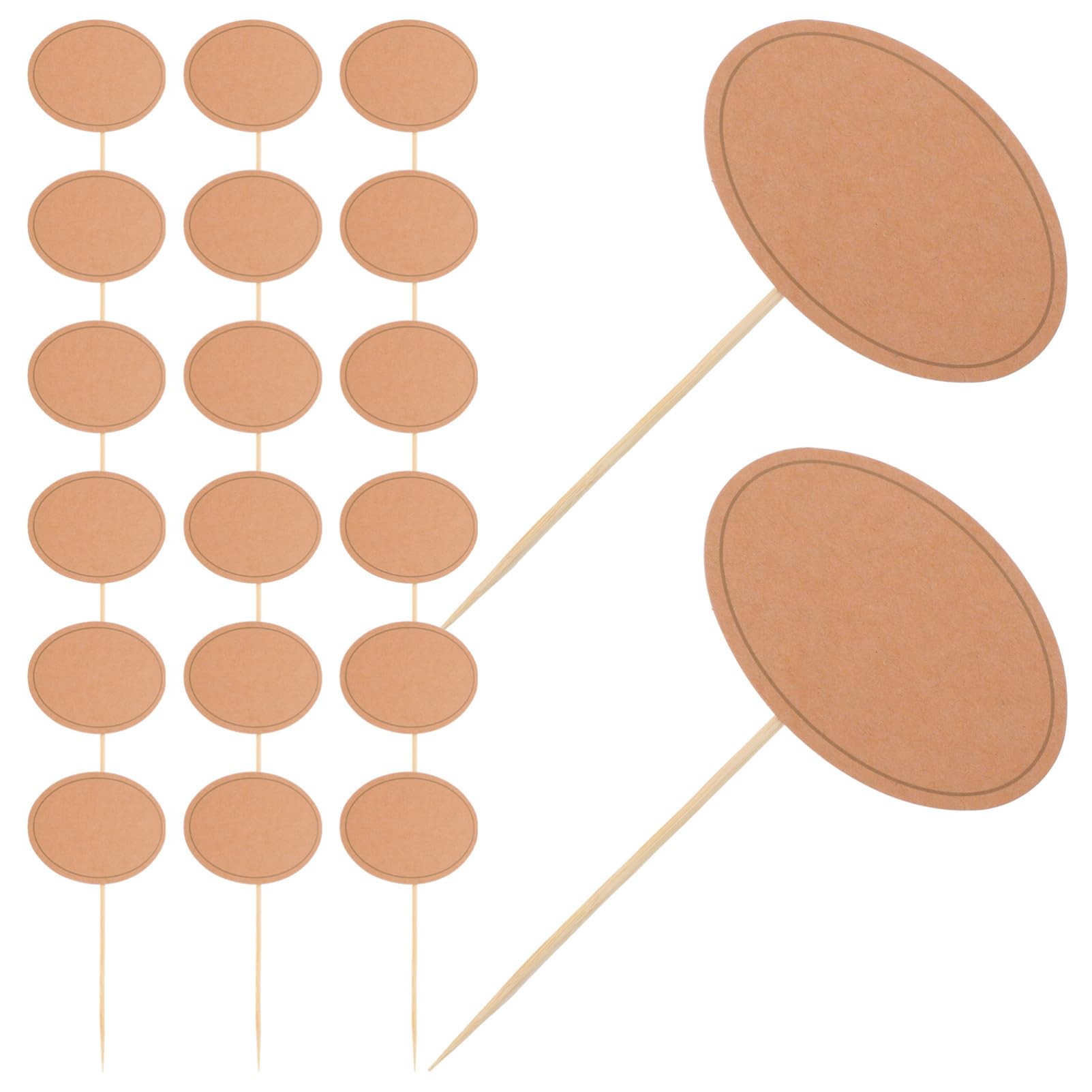 Ciieeo 24pcs Wedding Cheese Markers Blank Toothpick Flags for Charcuterie Board Food Labels for Buffets Convenient Cake Appetizer Decoration Unique Safe Design