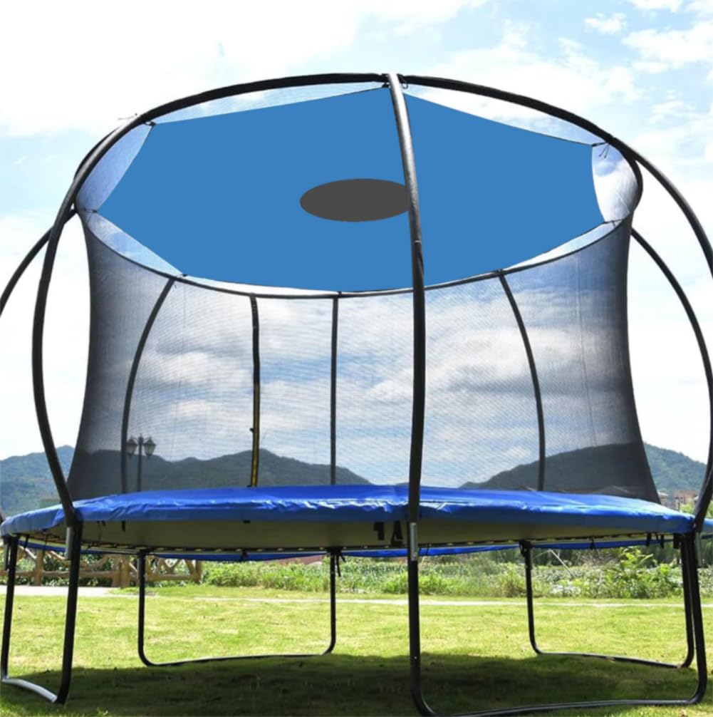 Housse D'ombrage de Trampoline, 183 244 305 366 427 cm Couverture D'ombrage de Trampoline, Protection Trampoline, Toit Pare-Soleil pour Trampoline, Anti-UV & imperméable