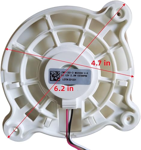 Miniatura 6 de DA31-00287B Motor del ventilador del evaporador del refrigerador apto para refrigerador Samsung DA31-00334C DA31-00334A DA96-00968A 3954921