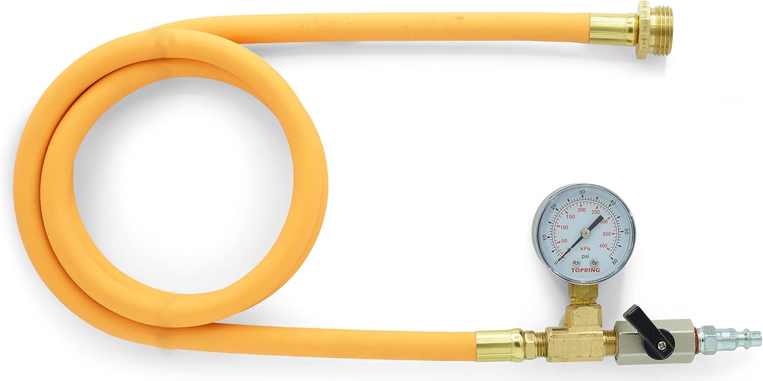 TOPRING Long Hose Air Compressor Water Blow Out Adapter