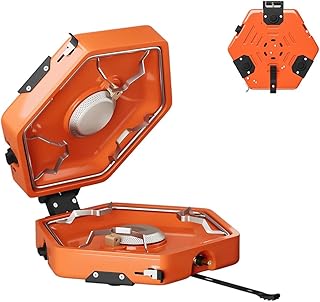 Solohike Portable Camping Stove with 2 Burners, Camping Stove Folding Adjustable Burners Portable for Camping & Hiking wit...