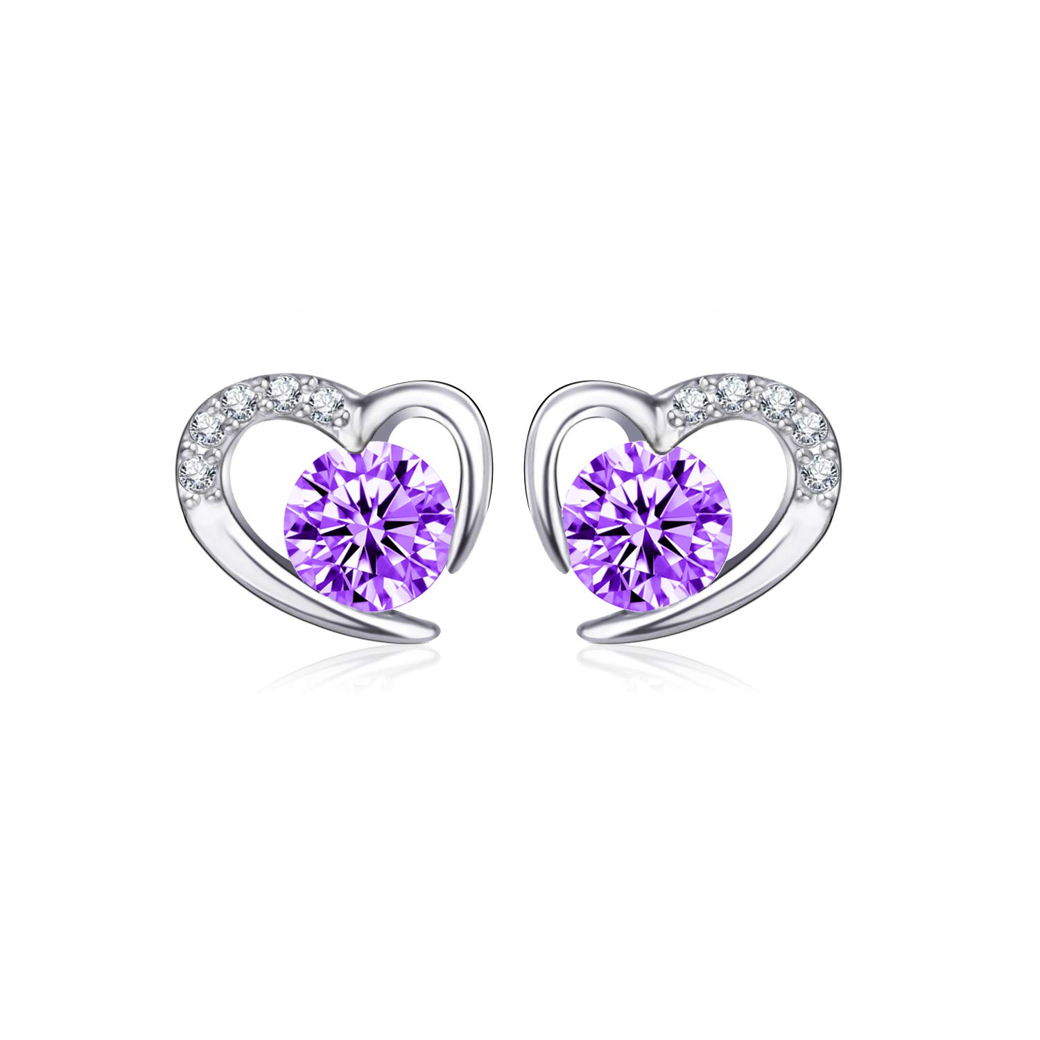 Pendientes de corazón de plata 925 hipoalergénicos para evitar alergias con total elegancia 7
