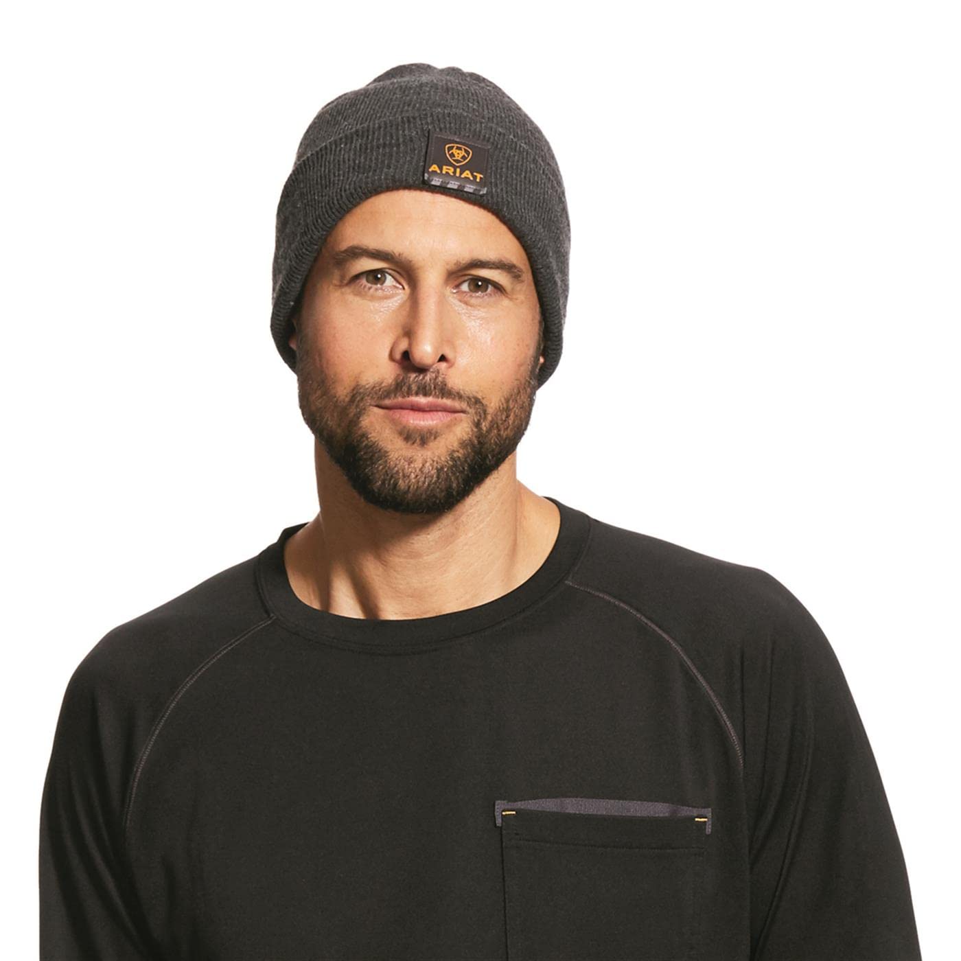 Black Diamond Double Waffle Beanie - Bonnet Homme
