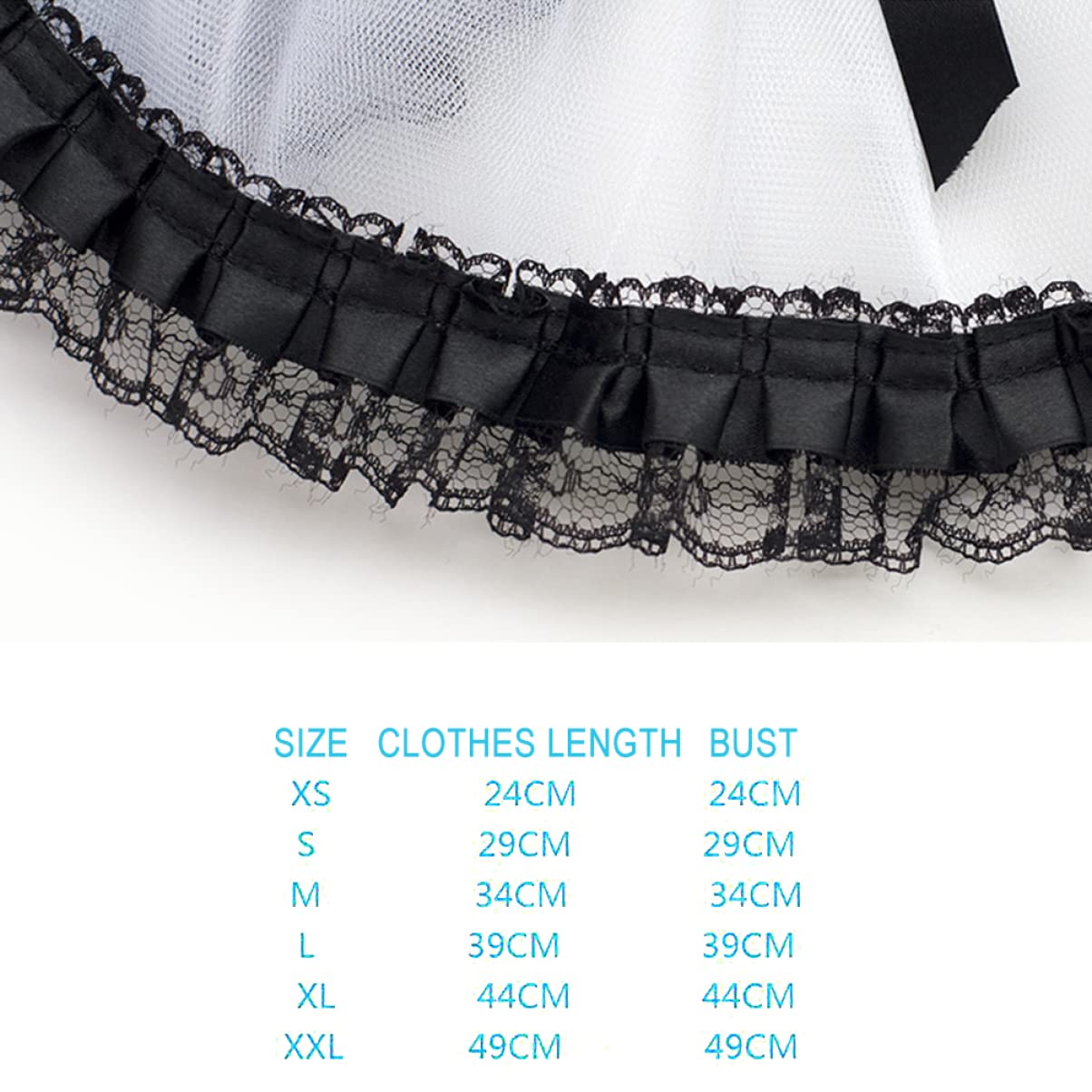 POPETPOP Dress Skirts Love Skirts Cat Pets Supplies Spring and Summer Skirts Dog Outfit Dog%20costumes Dog Dalmation Costume Dog Clothes Dog Clothing The 's Clothes - Image 3