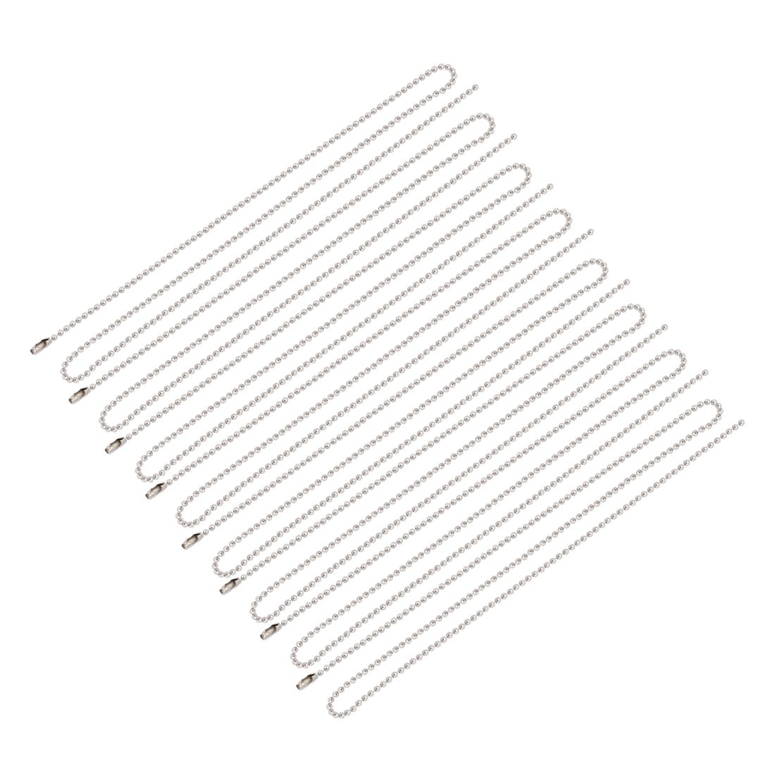 Aexit Stainless Steel Lighting fixtures and controls Bead Ball Chain Keychain 2.4mm by 31 Inches 8pcs