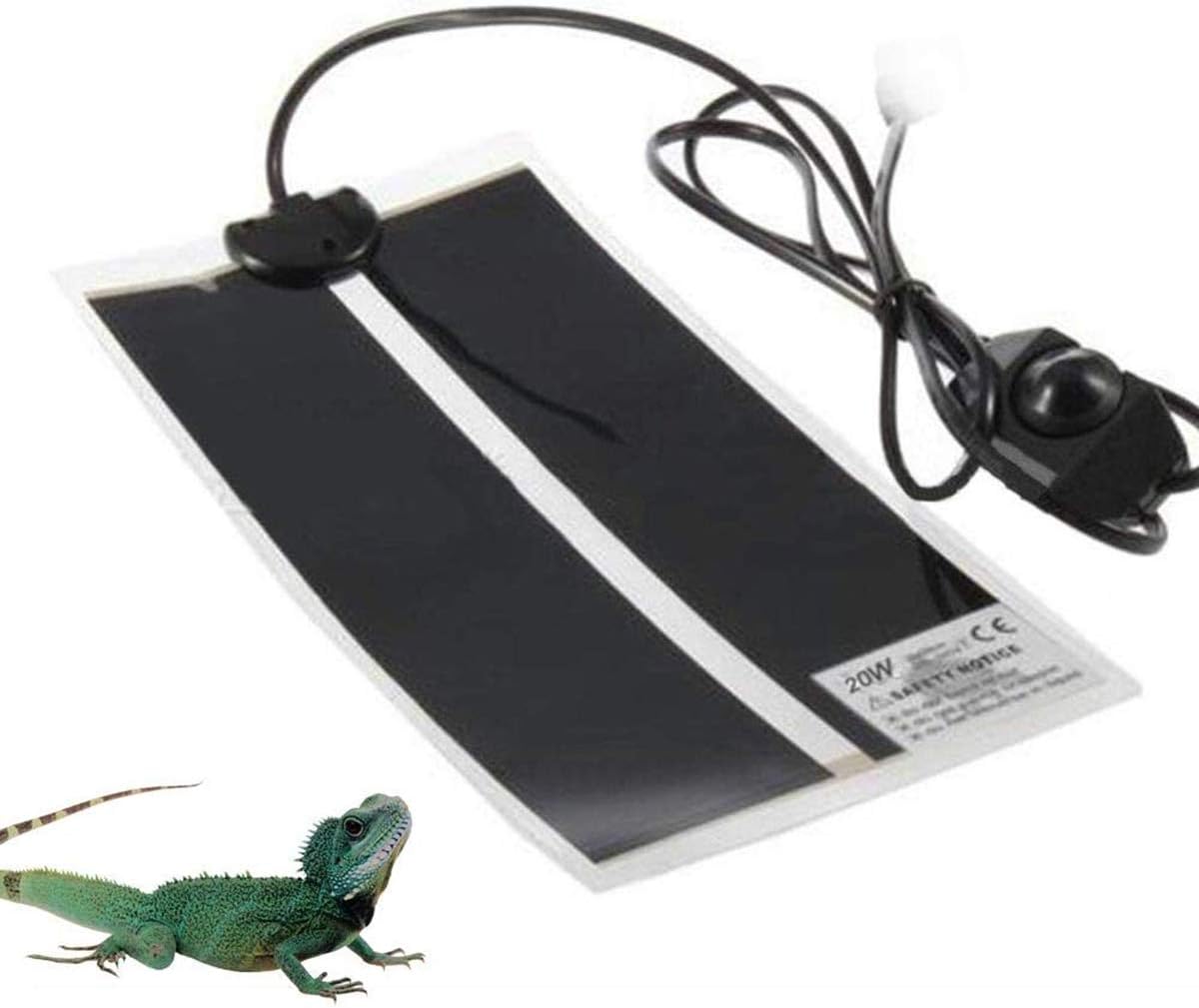 Yudanny Waterproof 7W-20W Heat Mat Reptile Brooder Incubator Heating Pad Pet Warm Heater