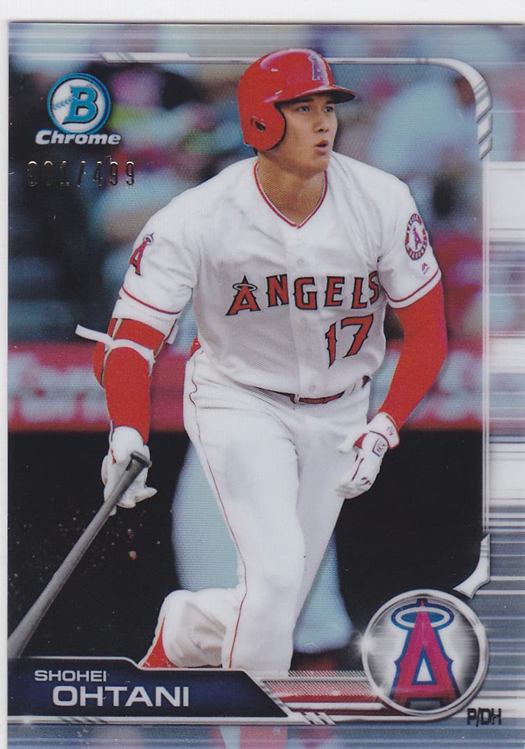 Amazon.com: 2019 BOWMAN CHROME SHOHEI OHTANI REFRACTOR 001/499