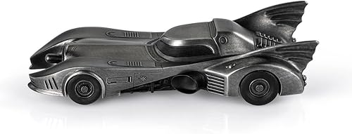 Royal Selangor Figura de Batman Batmobile de peltre de la colección DC acabada a mano, regalo