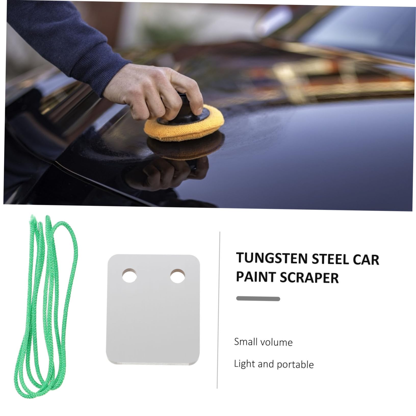 STOBAZA Raspador De Pintura Colgado De Tungsteno Para Coche Profesional Duradero y Resistente Limpieza Sin Rayas Para Reparación y Pulido De Pintura Exterior Interior