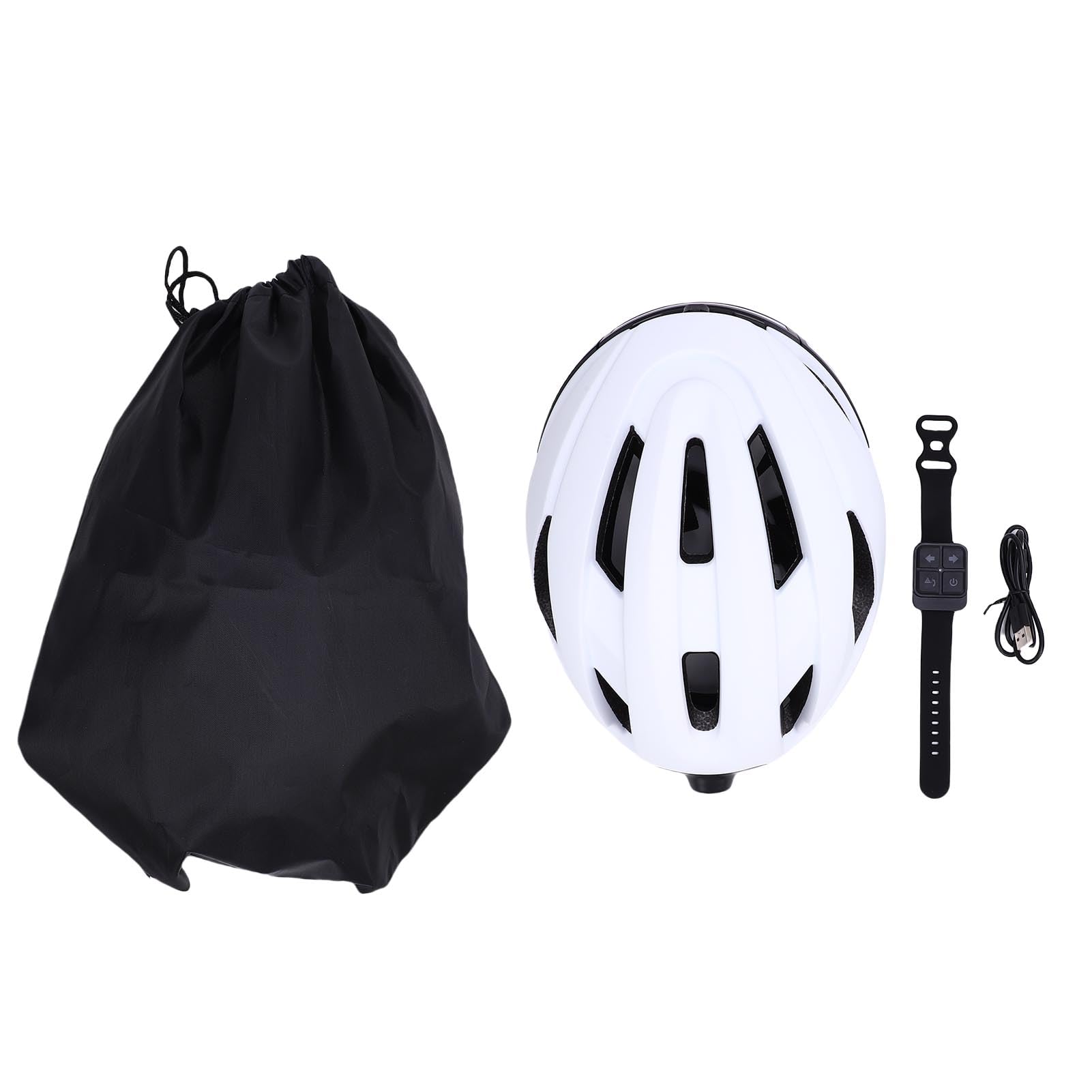 Tosuny Casco per bicicletta con fotocamera 1080P HD,musica Bluetooth e luce posteriore intelligente integrata, ampio angolo 170°,casco per ciclismo intelligente WiFi