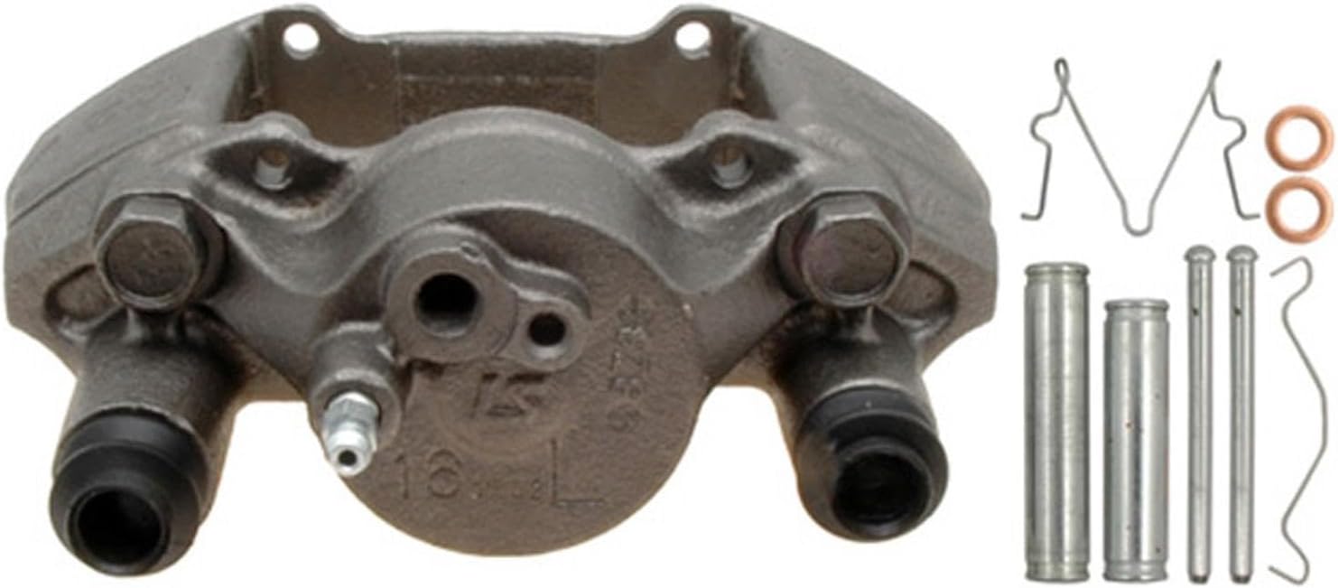 ACDelco Gold 18FR677 (19140942) Front Driver Side Disc Brake Caliper Assembly (Friction Ready Non-Coated)