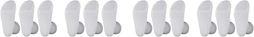 Miniatura 3 de Personal Touch Calcetines para diabéticos para hombre y mujer, calcetines aprobados por médicos (blanco, 10-13)