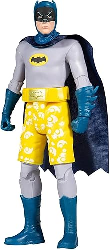 Miniatura 1 de McFarlane TM15042 DC Retro 6 pulgadas Wave 2 Batman 66 The Batman Swim Shorts Coleccionista Figura, multicolor