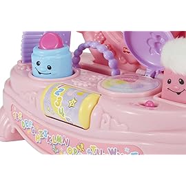 Fisher-Price Baby & Toddler Toy Laugh & Learn Magical Musical Mirror Pretend Vanity Set for Infants Ages 6+ Months (Amazon Exclusive)