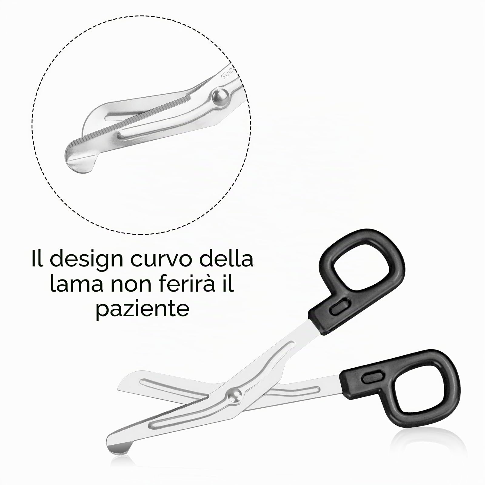 Primo kit DAE con RCP, guanti, rasoio, forbici, tamponi di garza e salviette detergenti per l'addestramento DAE