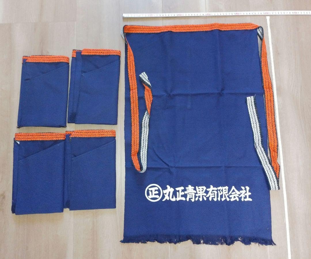 5枚セット　未使用　前掛け　昭和レトロ　非売品　丸正青果　帆前掛け Amazon.co.jp: 5枚セット 前掛け レトロ 丸正青果 帆前掛け : おもちゃ