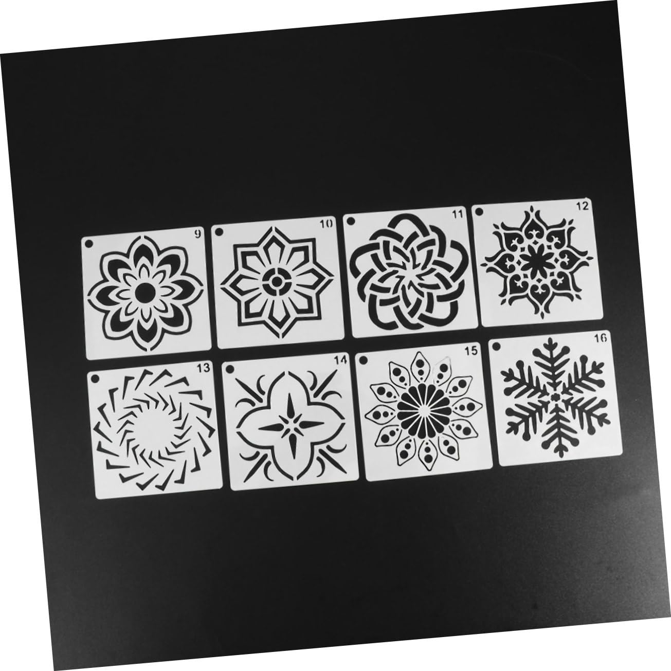 DIYEAH 112stücke Mandala Schablonen Set Wiederverwendbare Malvorlagen Für Kreative Kunstprojekte Für Wandgestaltung Möbel Und Bastelarbeiten