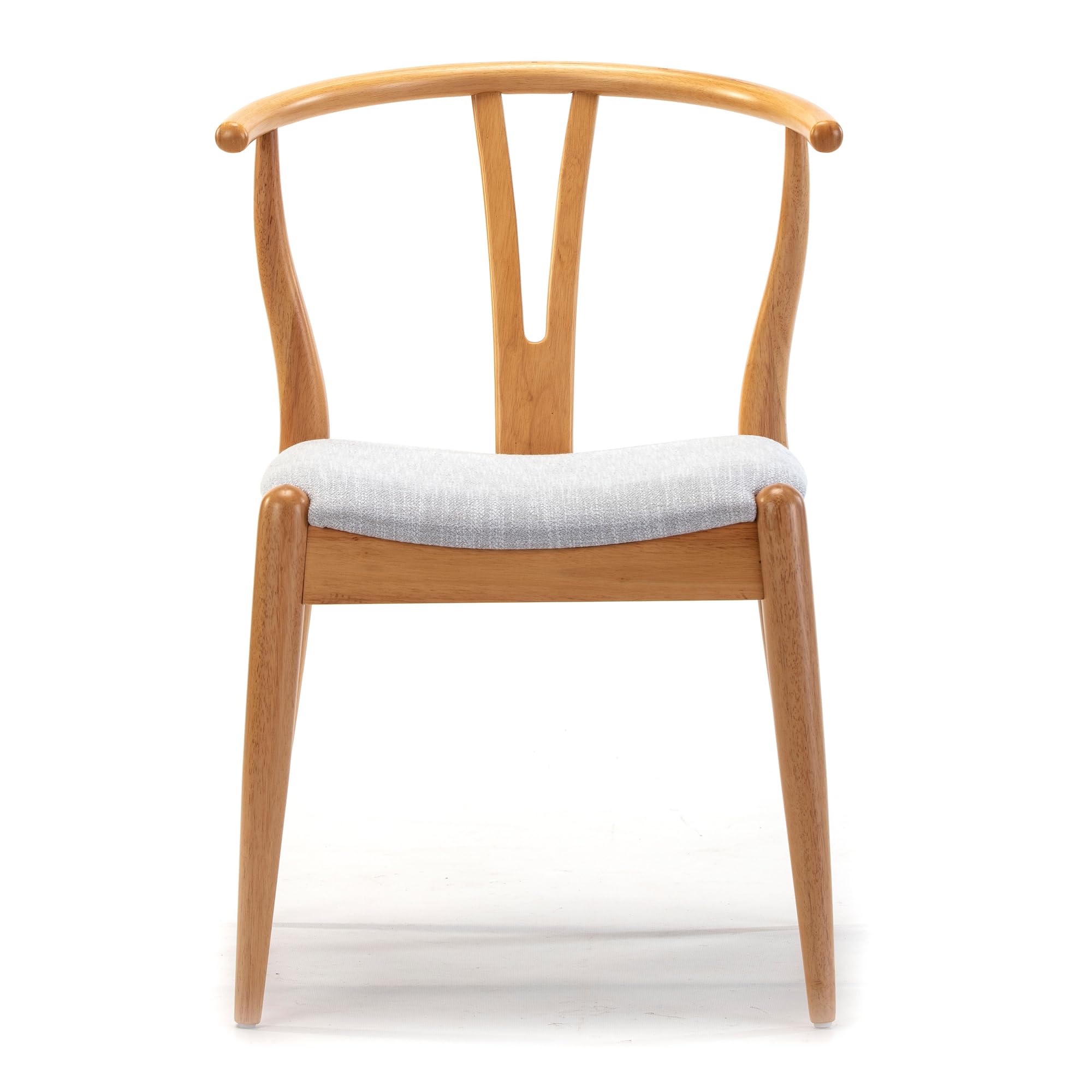 VS Venta-stock Pack 2 sillas Rustic Color Roble, Madera Maciza, 55 cm (Largo) 54,5 cm (Profundo) 76 cm (Alto)