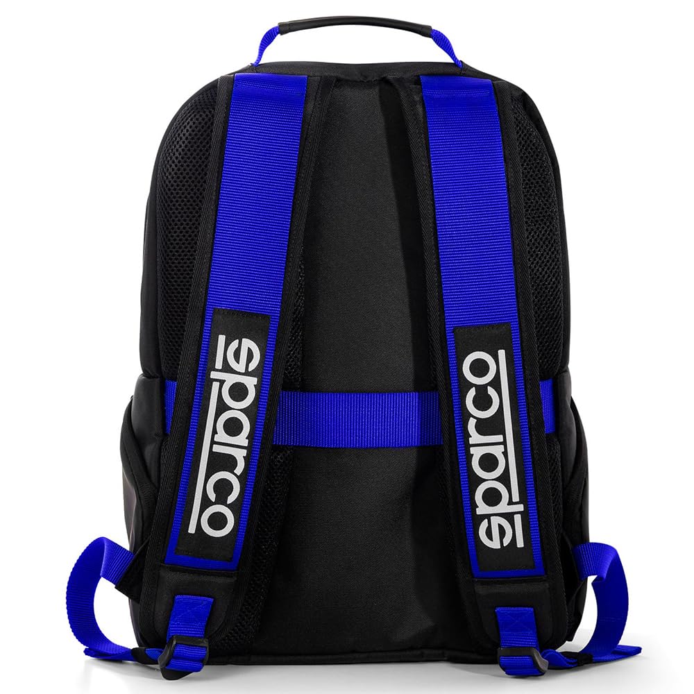 Sparco Unisex Black/Blue Stage Bag (pack of 1)