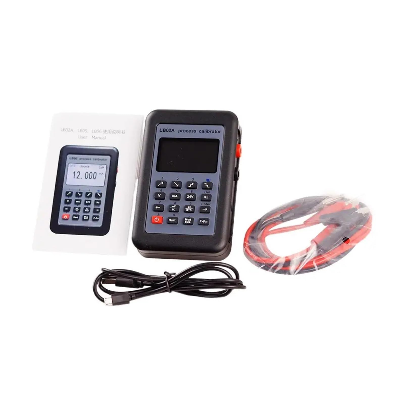 NURII Calibrador de procesos multifunción Calibrador de frecuencia 4-20 mA 0-10 V