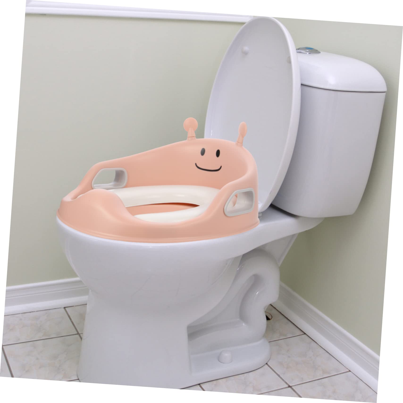 Asiento de Orinal Infantil Anillo y Cojín Pu para Baño