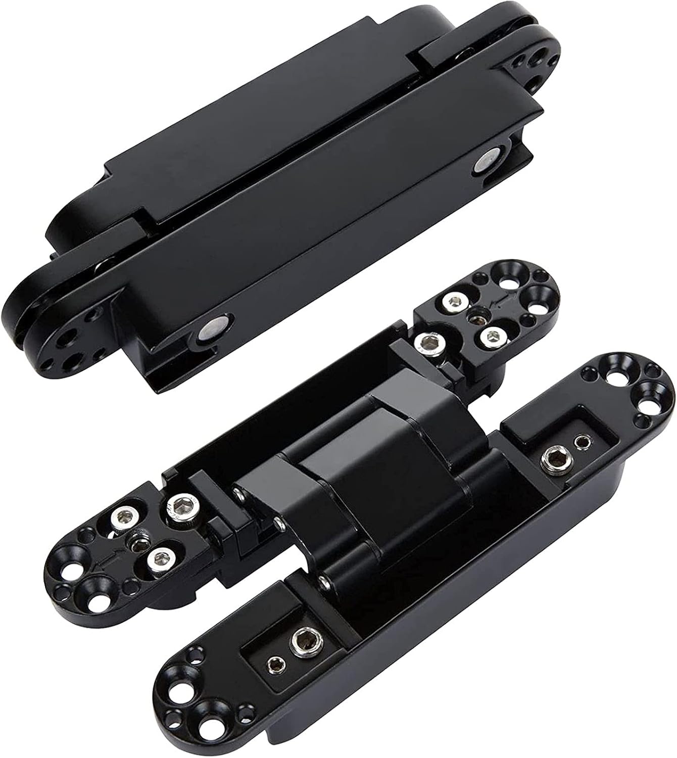 2 Pack 6 inch Heavy Duty Hidden Door Hinges Invisible Hinges Concealed