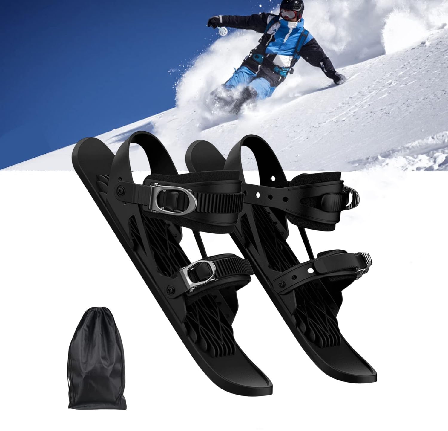 Amazon | スキーブーツシューズ 雪用ミニショートスキースケート