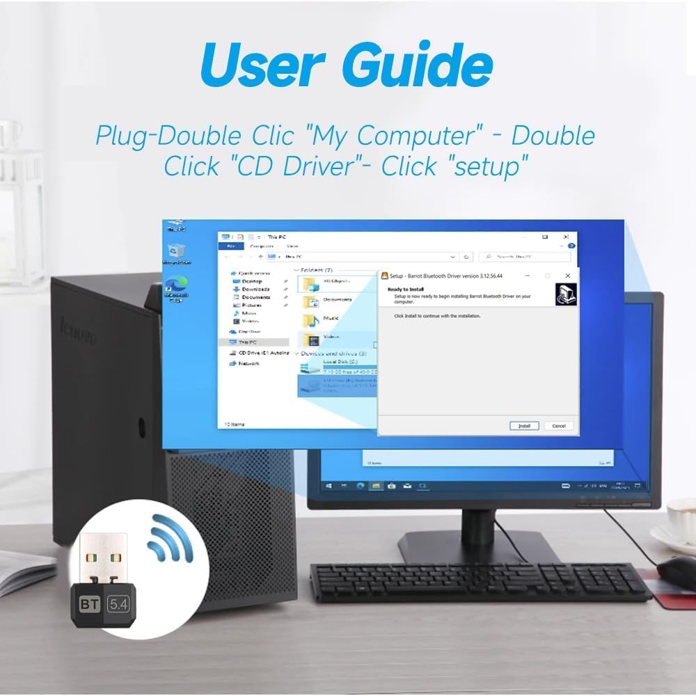 Screenshot of driver installation on a Windows desktop