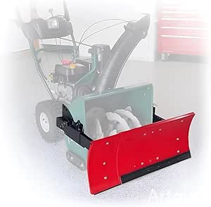 Throwerblade Snowplow Kit with (Blade, and Hardware Included) – Heavy-Duty Snow Plow Blade - Quick &amp; Efficient Snow Removal - Snow Plow Attachment for Snowblowers- 22 to 32-inch 2-Stage and 3 Stage