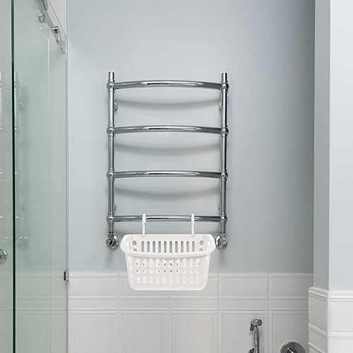 Miniatura 4 de Luxshiny Caddys - Cesta colgante para ducha, organizador de conexión de plástico, con gancho para baño, champú, acondicionador, cocina, despensa,