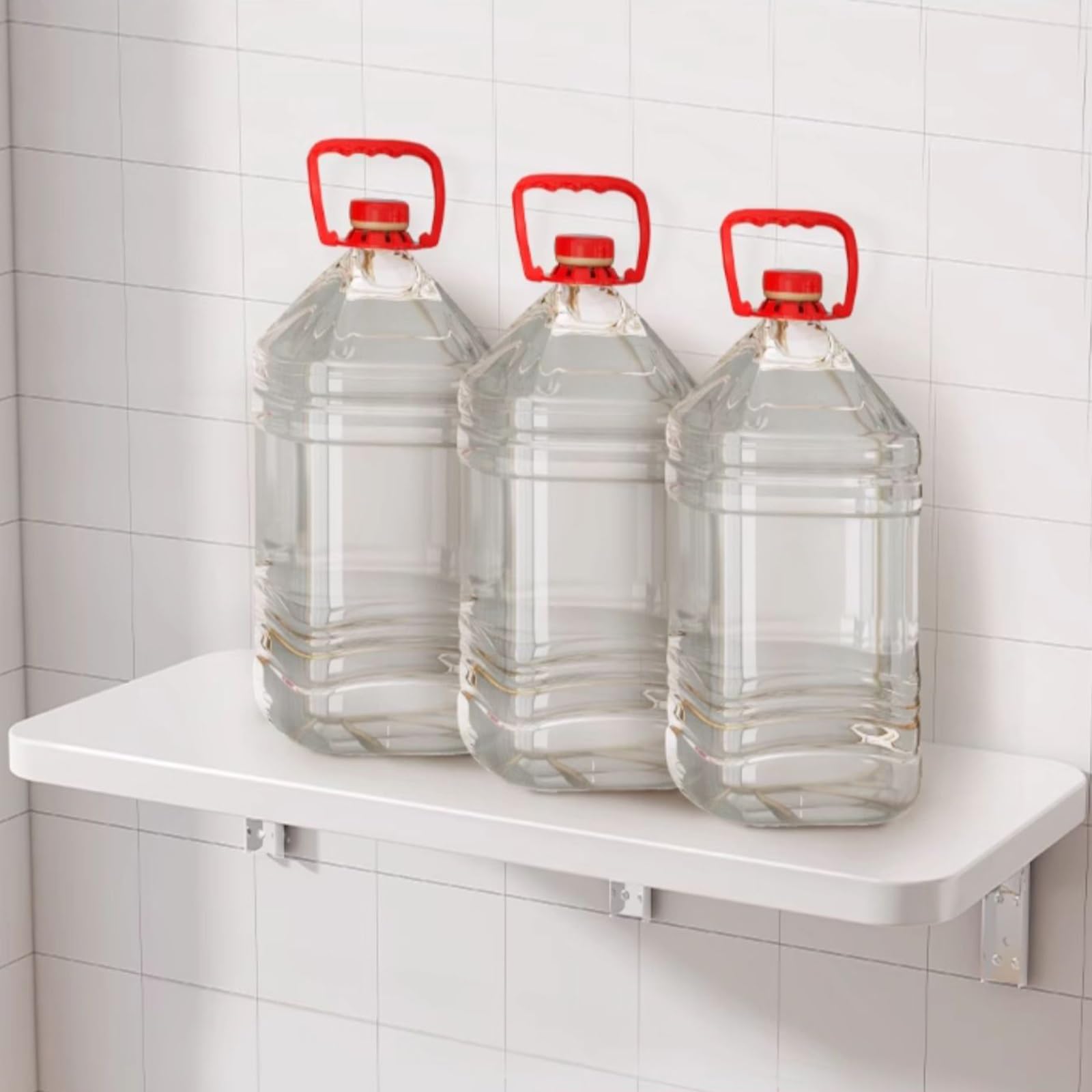 Klappbarer Wandschreibtisch, an der Wand montierter Klapptisch für kleine Räume, kleiner Holzschreibtisch für die Küche im Büro, für den Balkon, die Büroküche, die Waschküche zu Hause (B, 40 x 100 cm)