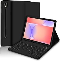 Vista 1 de GOKOCO para Samsung Galaxy Tab S10 Lite/S10 FE/S9 FE 10.9"/Tab S9 11" Funda para Teclado, Funda Magnética Desmontable Inalámbrica Bluetooth con Negro