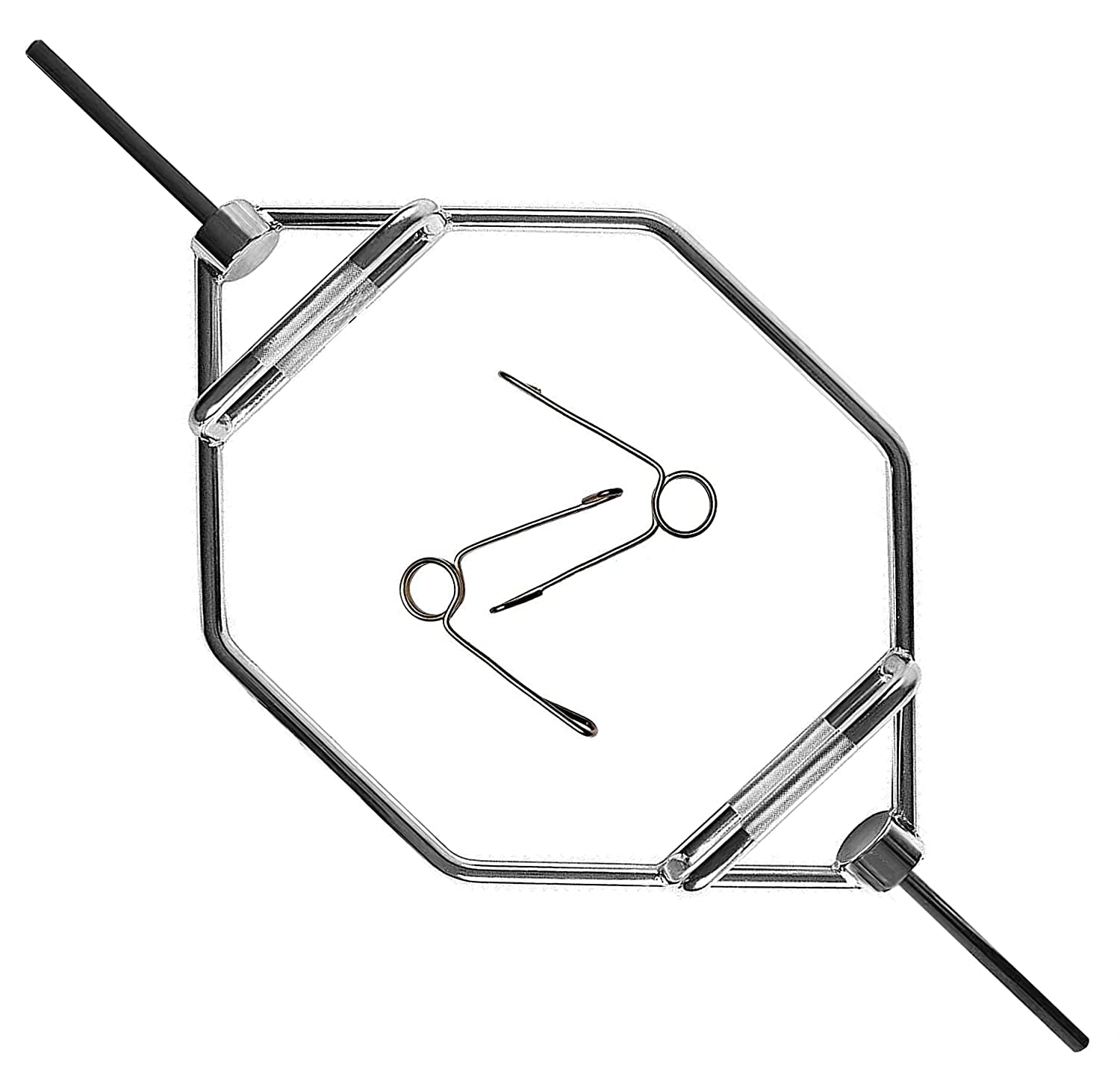 Gyming World™ 28 mm Olympic Dead Lift, Hex, Trap, Shrug Bar with Two Spring Locks (B09M8TLNKB) Amazon Price History, Amazon Price Tracker