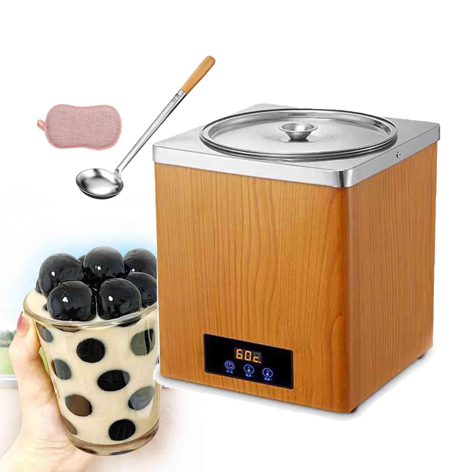 YXZQLOZ Bubble tea machine for bubble tea shops, 3L/7L stainless steel bubble tea machine, 300W/600W bubble tea pot food warmer, for sushi/rice/bubble tea (3L)