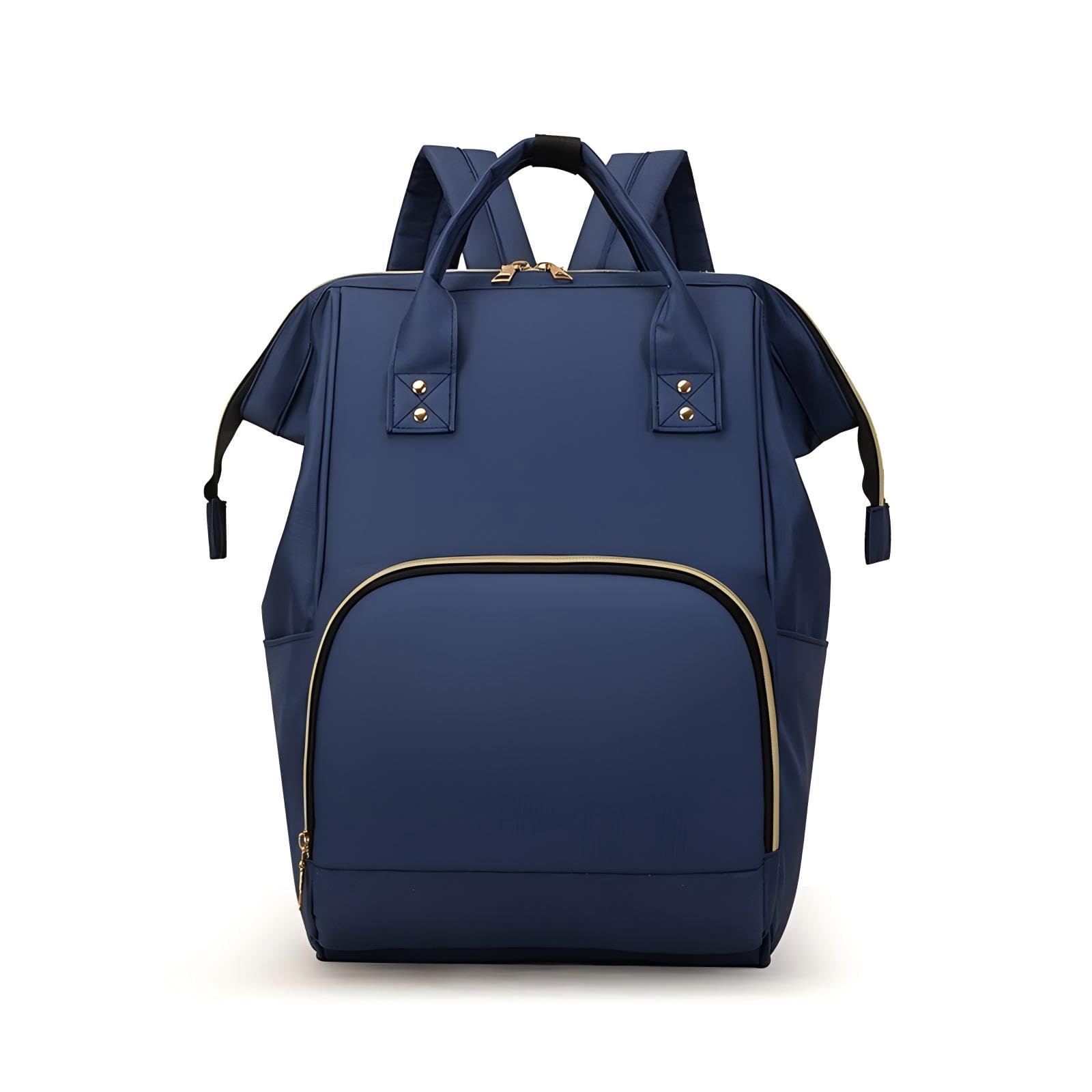 Aguhus Diaper Bag Backpack, Large Capacity Multifunction Diaper Bag Organizer, Waterproof Diaper Bag, Backpack Diaper Bag(Navy Blue)