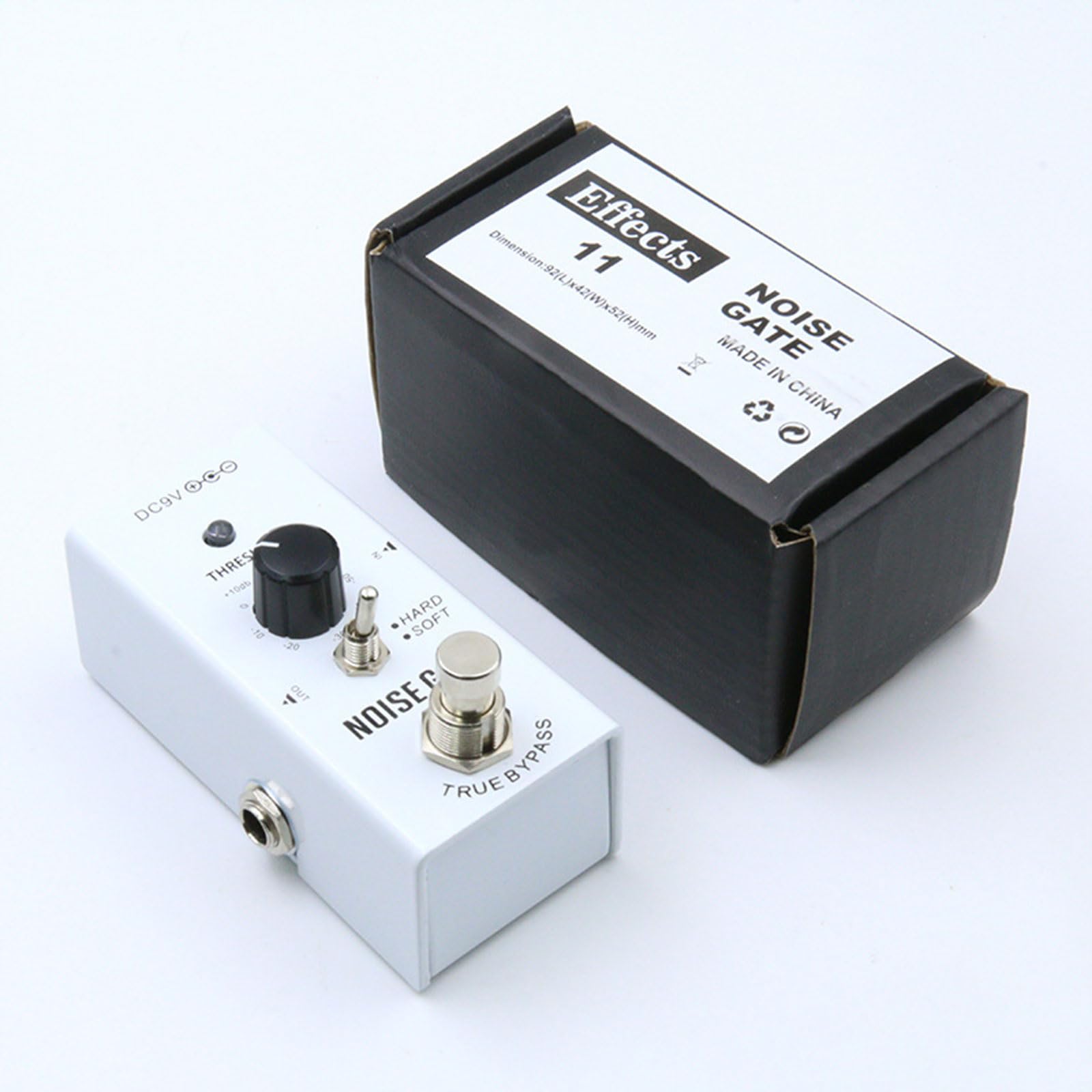 Pedal de control de ruido para guitarra, accesorio eléctrico con efecto supresor de puerta, accesorio de guitarra eléctrica