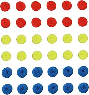 Dish Scrubber Plastic Dish Scrubbers Cleaning Supplies Dish Washing Scrubbers Non Scratch Round Scouring Pads Kitchen Pot Scrubbing Sponges 6g 36PCS
