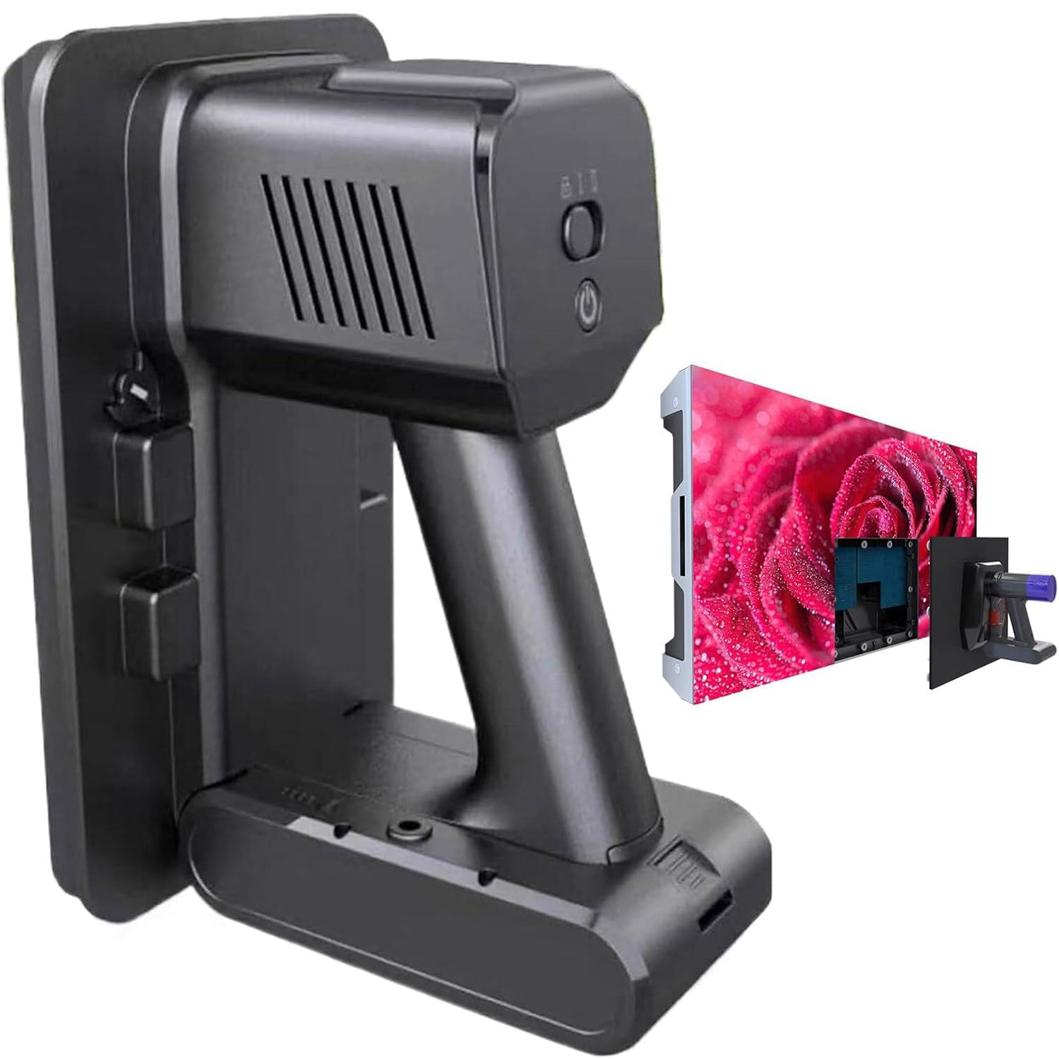 Ventosa de vacío para Mantenimiento Frontal de Pantalla LED eléctrica, Capacidad de Carga de 30 kg, Ventosa de Mano de 30 kg, para Pantalla LED Curva
