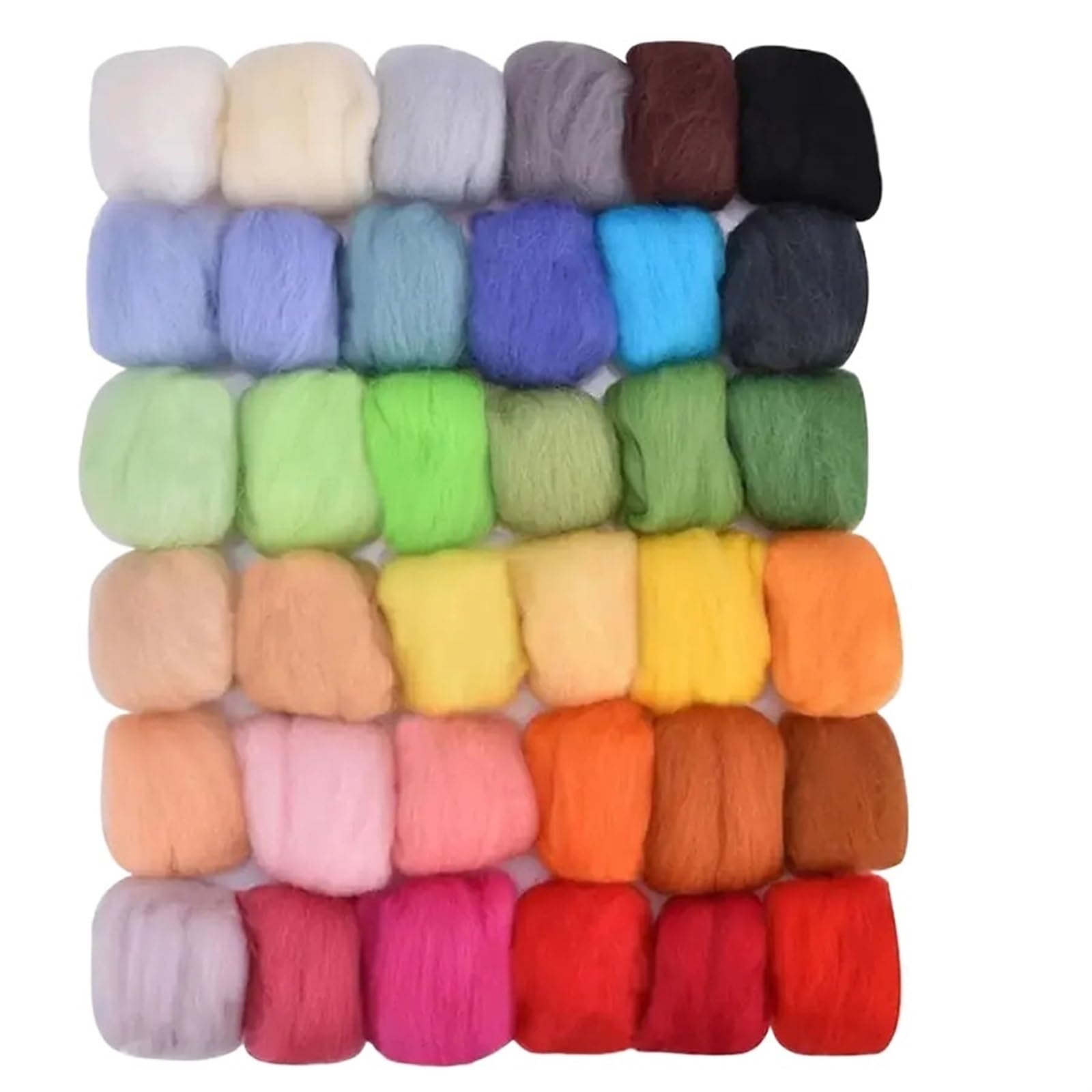 Wolle Roving Farben Faser Wollgarn Handarbeit Wolle Filzen DIY Hand Spinning Handarbeit Handwerk für DIY-Basteleien