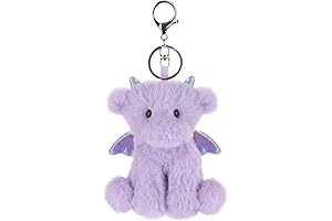 Soot Sprite Plush Keychain: A Gleaming Charcoal Enchantment for Bags and Hearts