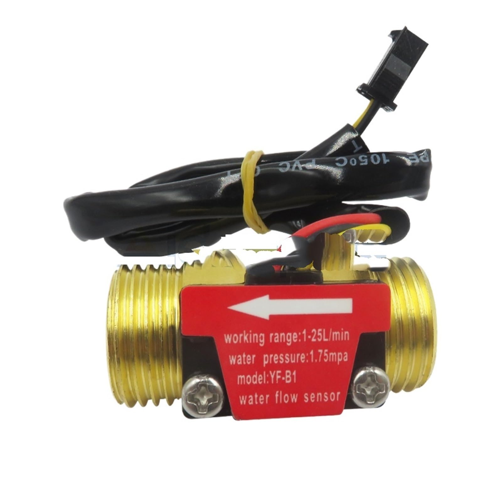 Flow Sensor Meter Digital Pipeline Water Flow YF-B1 DC5-18V G1/2