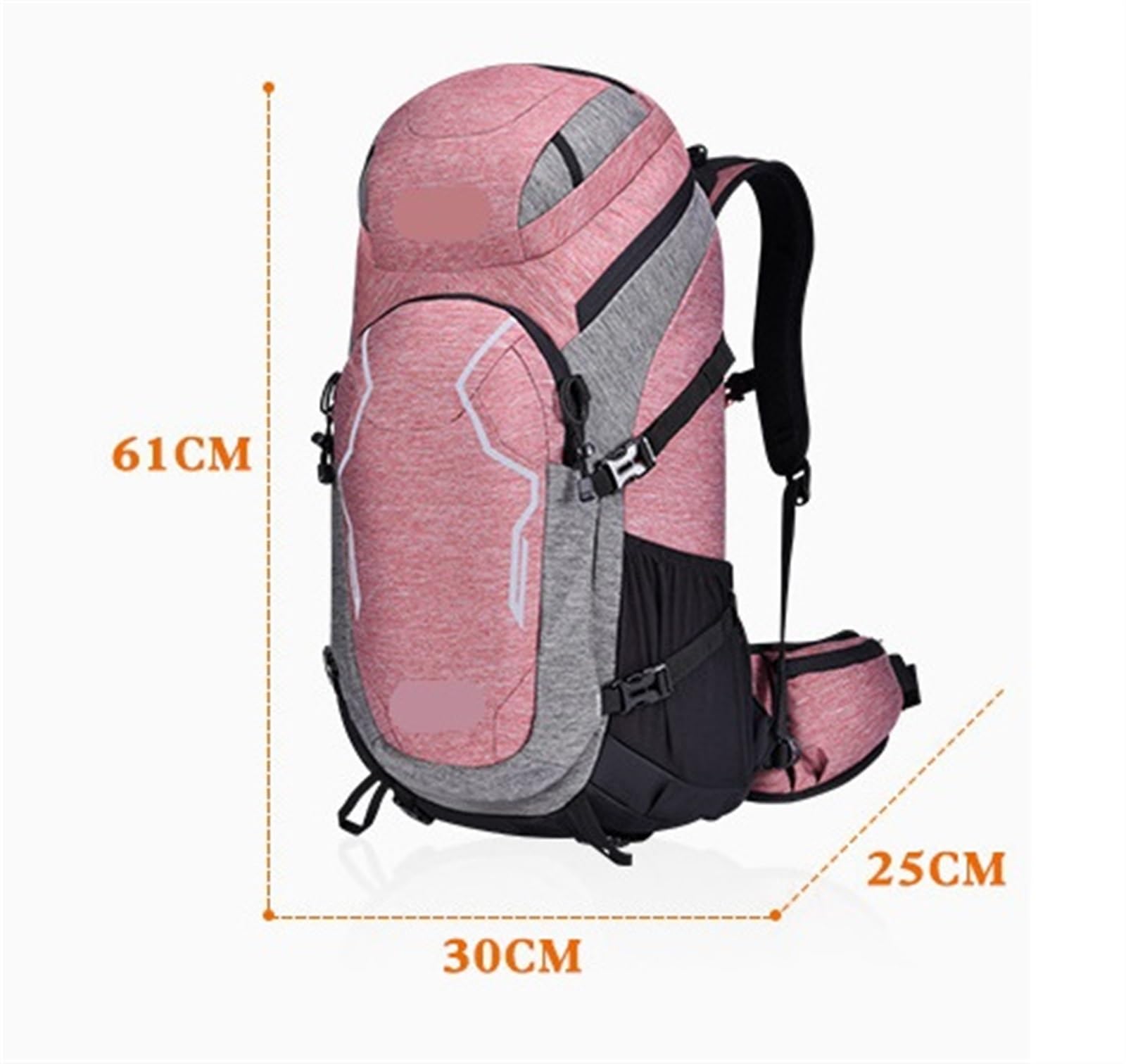 Mochila Viaje Mochila Montaña Mochila De Viaje De 50 L, Para Bicicleta, Para Exteriores, Camping, Senderismo, Montañismo Mochila Trekking(B)